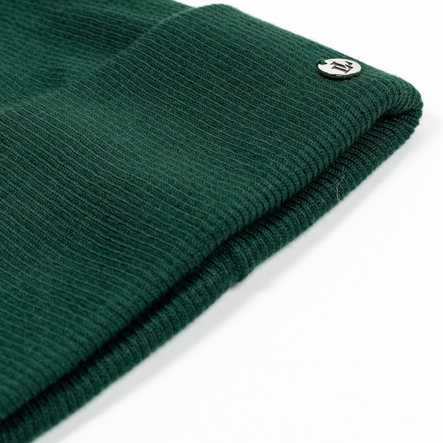 Шапка біні жіноча віскоза зелена МУЛАН 614-062, фото 2