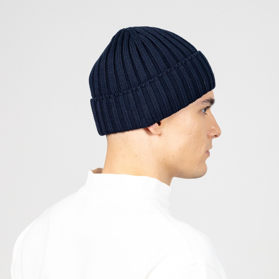 Шапка по голове мужская хлопок синяя ЯСЕН 614-697, фото 4