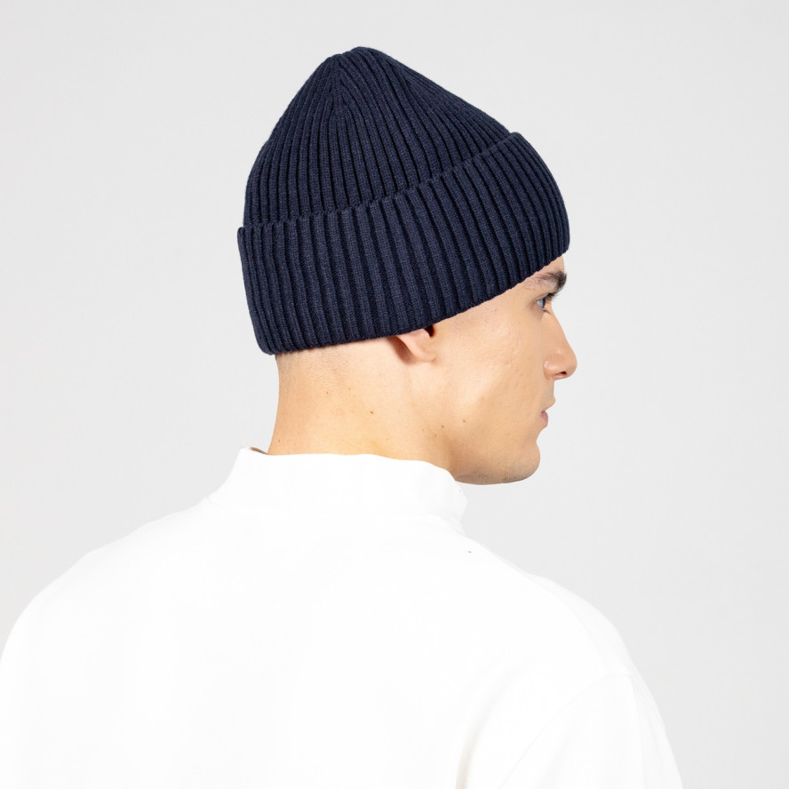 Шапка по голові чоловіча бавовна синя СТОЖАР 614-734, фото 4