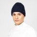 Шапка по голові чоловіча бавовна синя СТОЖАР 614-734, фото 3