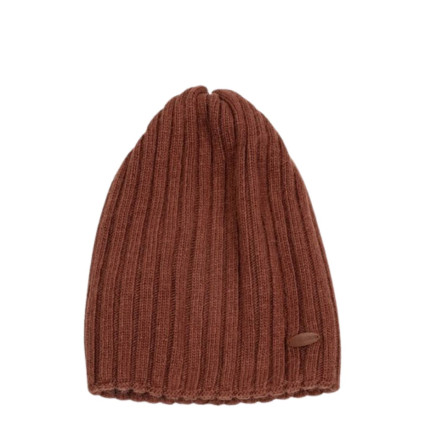 Шапка колпак женская шерсть коричневая LIORA 615-021