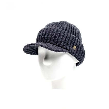 Шапка по голове с козырьком мужская хлопок синяя ГОРДЕЙ 616-318