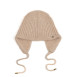Шапка чепчик с завязками женская ангора бежевая СИЛИЯ 620-858, фото 2
