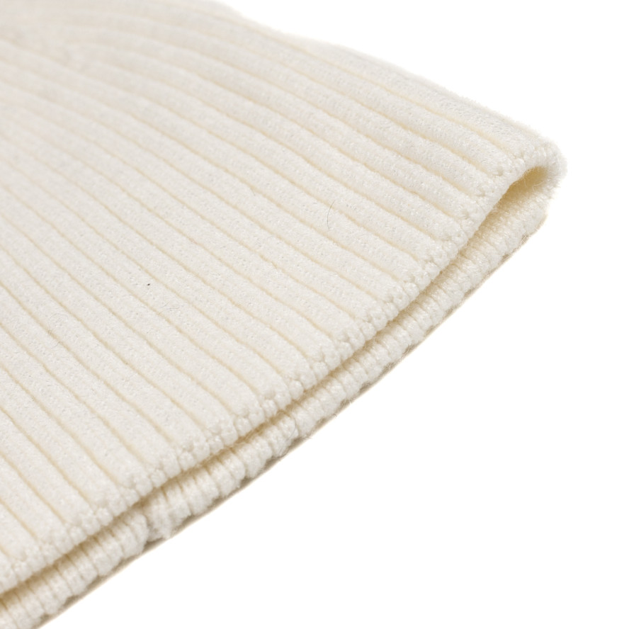 Шапка біні жіноча віскоза з вовною молочна БЛЕЙК 653-092, фото 2