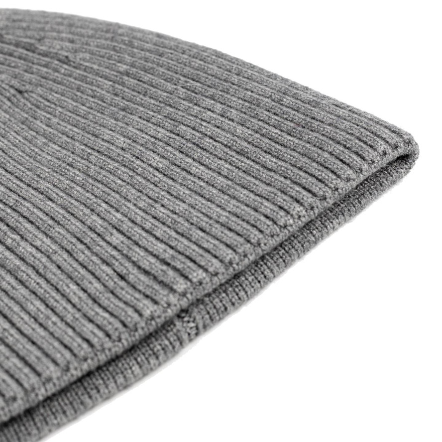 Шапка біні чоловіча вовна з віскозою сіра БЛЕЙК 653-139, фото 2