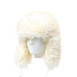 Шапка вушанка жіноча штучне хутро лама молочна КЕРРІ 653-924, фото 1