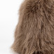 Шапка кубанка жіноча штучне хутро песець коричнева ЮНЕССА 664-579, фото 2
