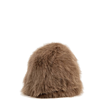 Шапка кубанка жіноча штучне хутро песець коричнева ЮНЕССА 664-579 Шапка кубанка жіноча штучне хутро песець коричнева ЮНЕССА 664-579