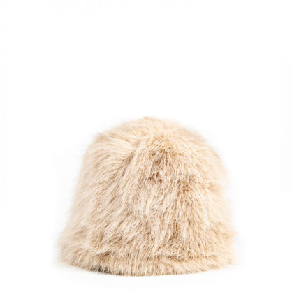 Шапка кубанка жіноча штучне хутро песець бежева ЮНЕССА 664-593 Шапка кубанка жіноча штучне хутро песець бежева ЮНЕССА 664-593