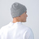 Шапка біні чоловіча вовна сіра ІЛАРІЯ 666-368, фото 4