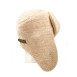 Шапка вушанка жіноча поліестер бежева ШЕРУ 674-226, фото 3