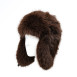 Шапка вушанка жіноча штучне хутро песець коричнева СІЛЬВІЯ 676-008, фото 1