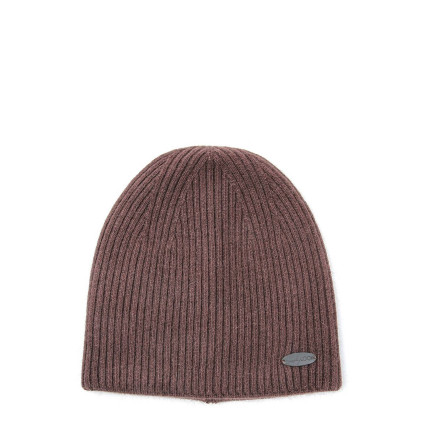 Шапка бини мужская шерсть коричневый ЯРЕМА 676-046