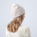 Шапка біні жіноча вовна бежева ЯРЕМА 676-053, фото 4