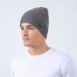 Шапка бини мужская шерсть серая ЯРЕМА 683-013, фото 3