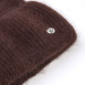 Шапка біні жіноча ангора коричнева JOSIE 847-712, фото 2