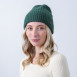 Шапка біні жіноча вовна зелена HARRIS 856-738, фото 3