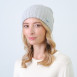 Шапка ковпак жіноча вовна сіра LIORA 857-599, фото 3