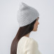 Шапка біні жіноча вовна сіра ЯРЕМА 857-629, фото 4