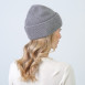 Шапка по голові жіноча віскоза з ангорою сіра ФІОНА 863-781, фото 4