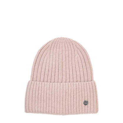 Шапка біні жіноча віскоза з ангорою бежева ВЕЛМА 863-828