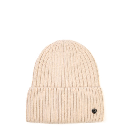 Шапка біні жіноча віскоза з ангорою молочна ВЕЛМА 863-835 Шапка біні жіноча віскоза з ангорою молочна ВЕЛМА 863-835