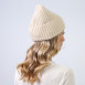 Шапка біні жіноча віскоза з ангорою молочна КАМАРІ 873-452, фото 4