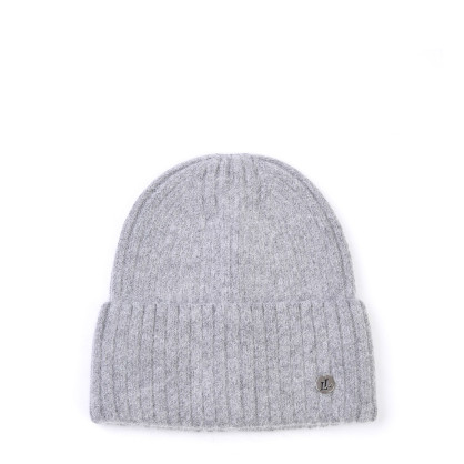 Шапка біні жіноча віскоза з ангорою сіра КАМАРІ 873-469 Шапка біні жіноча віскоза з ангорою сіра КАМАРІ 873-469