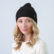 Шапка бини женская хлопок черная МАВКА 873-544, фото 3