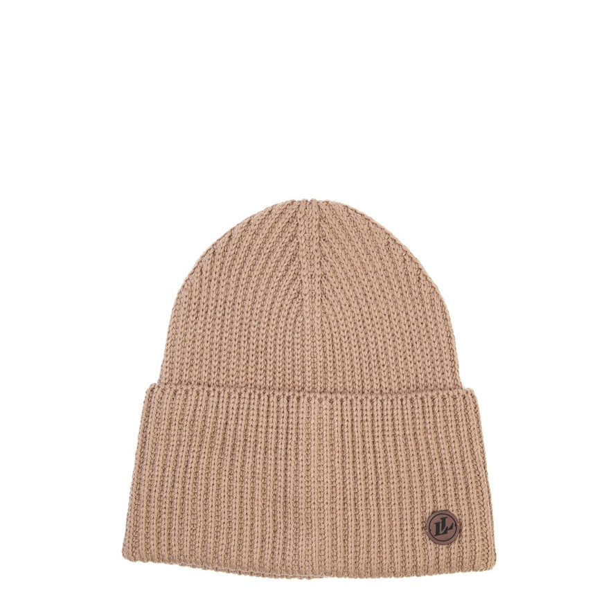 Шапка біні жіноча бавовна бежева МАВКА 873-551, фото 1