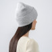 Шапка бини женская шерсть серая РОНИН 873-575, фото 4