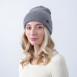 Шапка біні жіноча вовна сіра РОНІН 873-582, фото 3