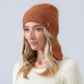 Шапка вушанка жіноча віскоза з ангорою коричнева БІА 886-865, фото 4