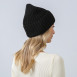 Шапка бини женская хлопок черная RUFUS 887-725, фото 4