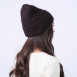 Шапка біні жіноча віскоза з ангорою коричнева ВЕЛМА 899-520, фото 4