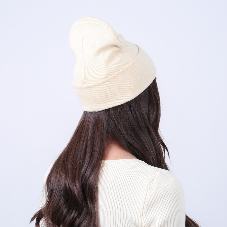 Шапка бини женская вискоза белая RILEY 899-568, фото 4