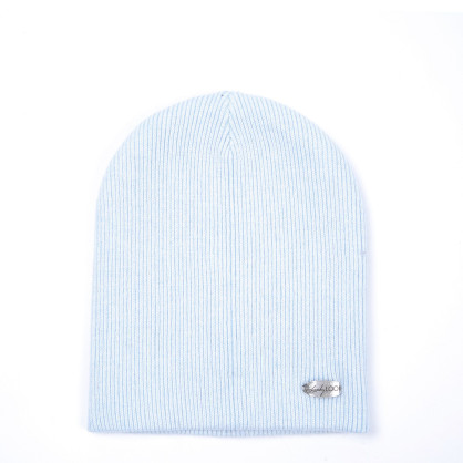 Шапка біні жіноча вовна блакитна МАНА 580-879 Шапка біні жіноча вовна блакитна МАНА 580-879