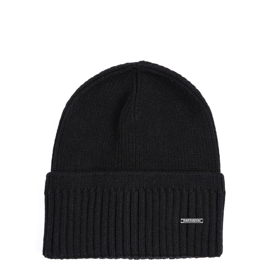 Шапка по голове мужская вискоза черная ВАРИС 902-183, фото 1