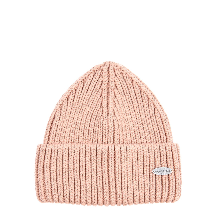 Шапка бини женская хлопок коричневая КЕТЛИН 917-507, фото 1