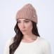 Шапка бини женская хлопок коричневая КЕТЛИН 917-507, фото 3
