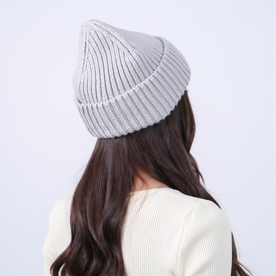 Шапка біні жіноча бавовна сіра КЕТЛІН 917-538, фото 4
