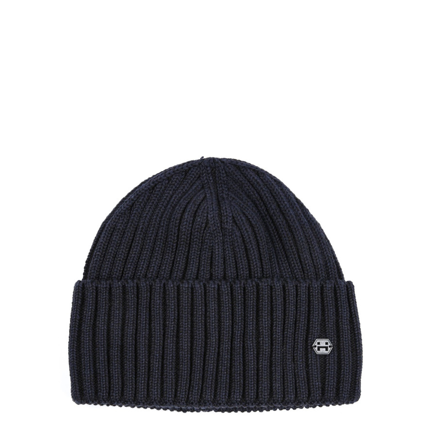 Шапка по голові чоловіча бавовна чорно-синя АДРІАН 917-590, фото 1