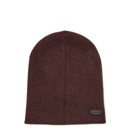 Шапка біні жіноча вовна коричнева МАНА 917-613