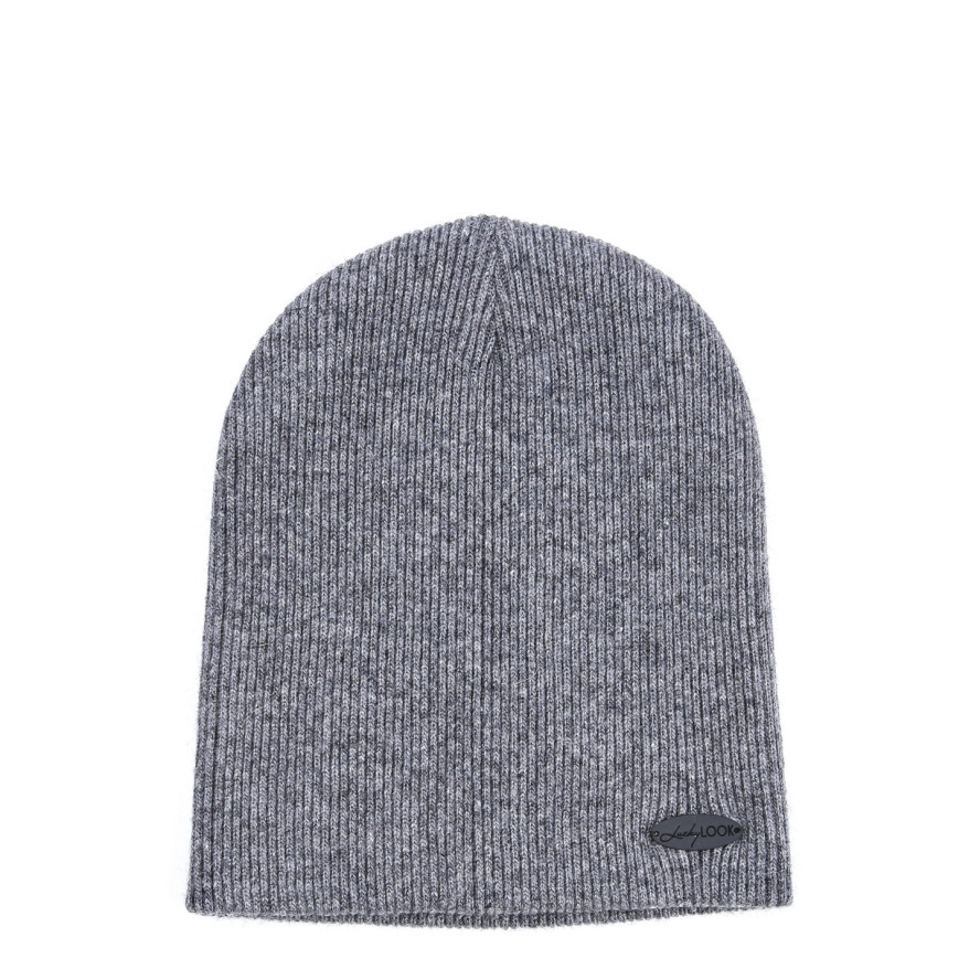 Шапка біні жіноча вовна сіра МАНА 917-644, фото 1