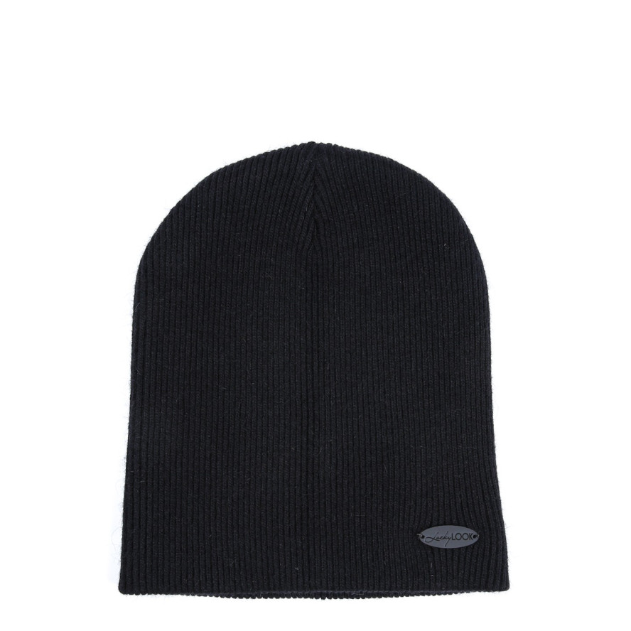 Шапка біні жіноча вовна чорна МАНА 917-651, фото 1