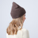 Шапка біні жіноча вовна коричнева РОНІН 923-805, фото 4
