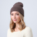 Шапка біні жіноча вовна коричнева РОНІН 923-805, фото 3