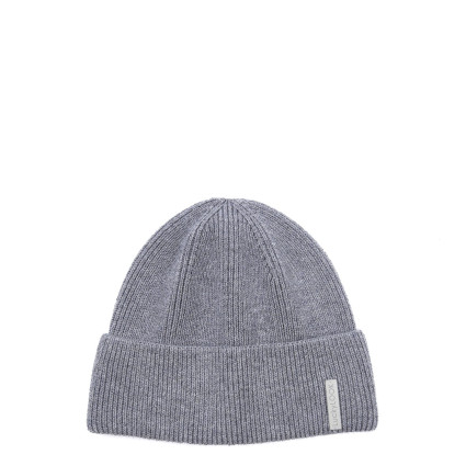 Шапка по голове мужская шерсть с акрилом серая СТИВ 923-829