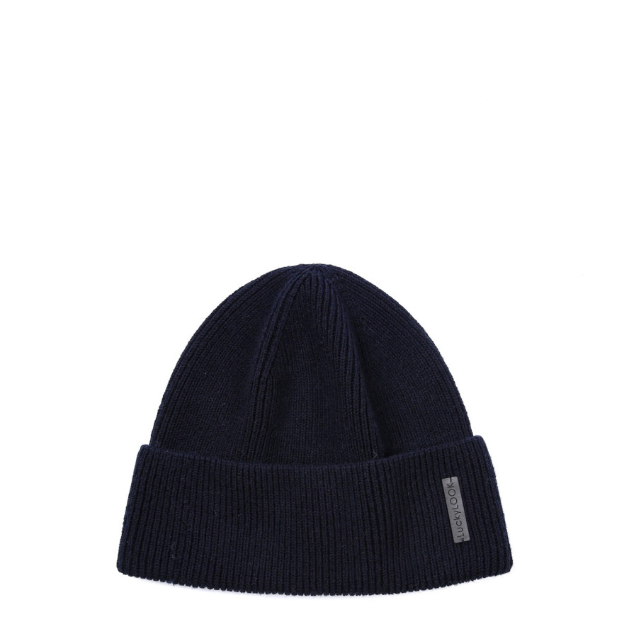 Шапка по голове мужская шерсть с акрилом синяя СТИВ 923-836, фото 1