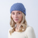 Шапка по голові жіноча віскоза синя СТИМ 932-296, фото 3